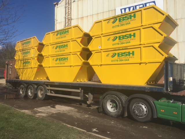 Stacked BSH skips - WFP Fabrications